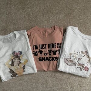Disney Themed Graphical T-Shirts from Etsy